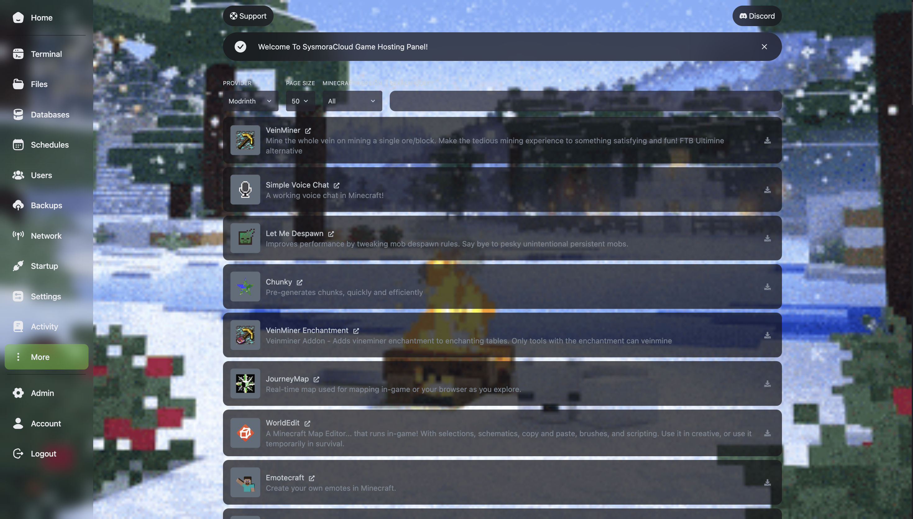 SysmoraCloud Game Panel - Plugin Installer
